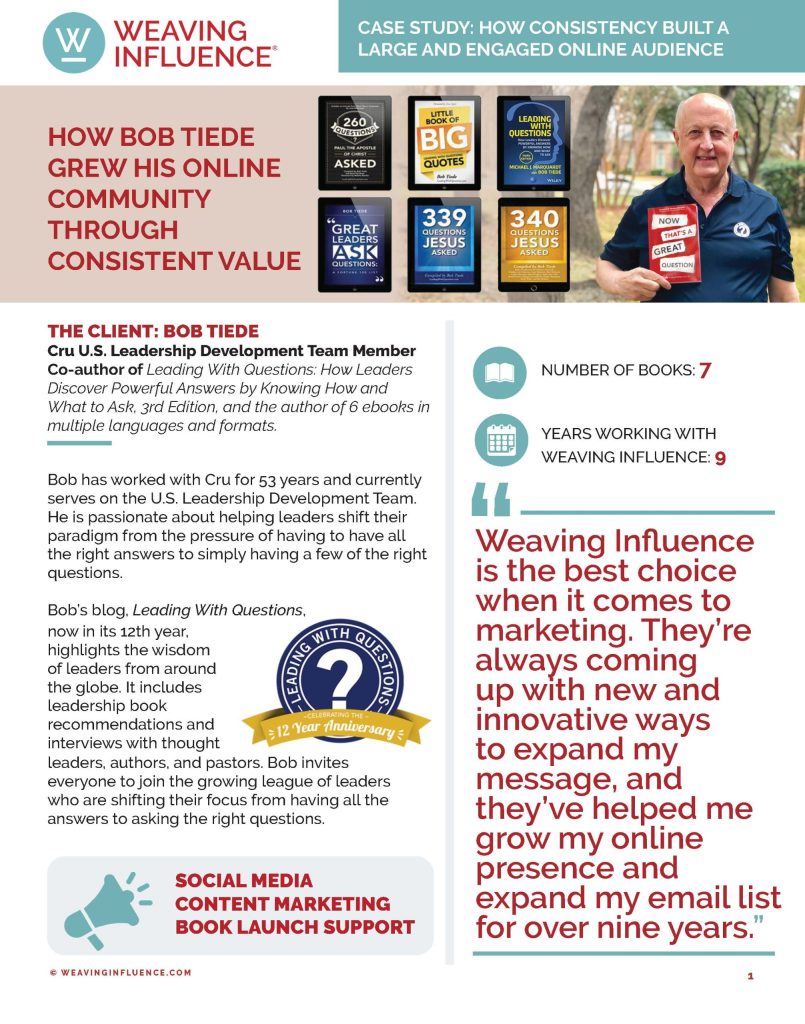 Weaving Influence - How Consistency Built a Large and Engaged Online Audience